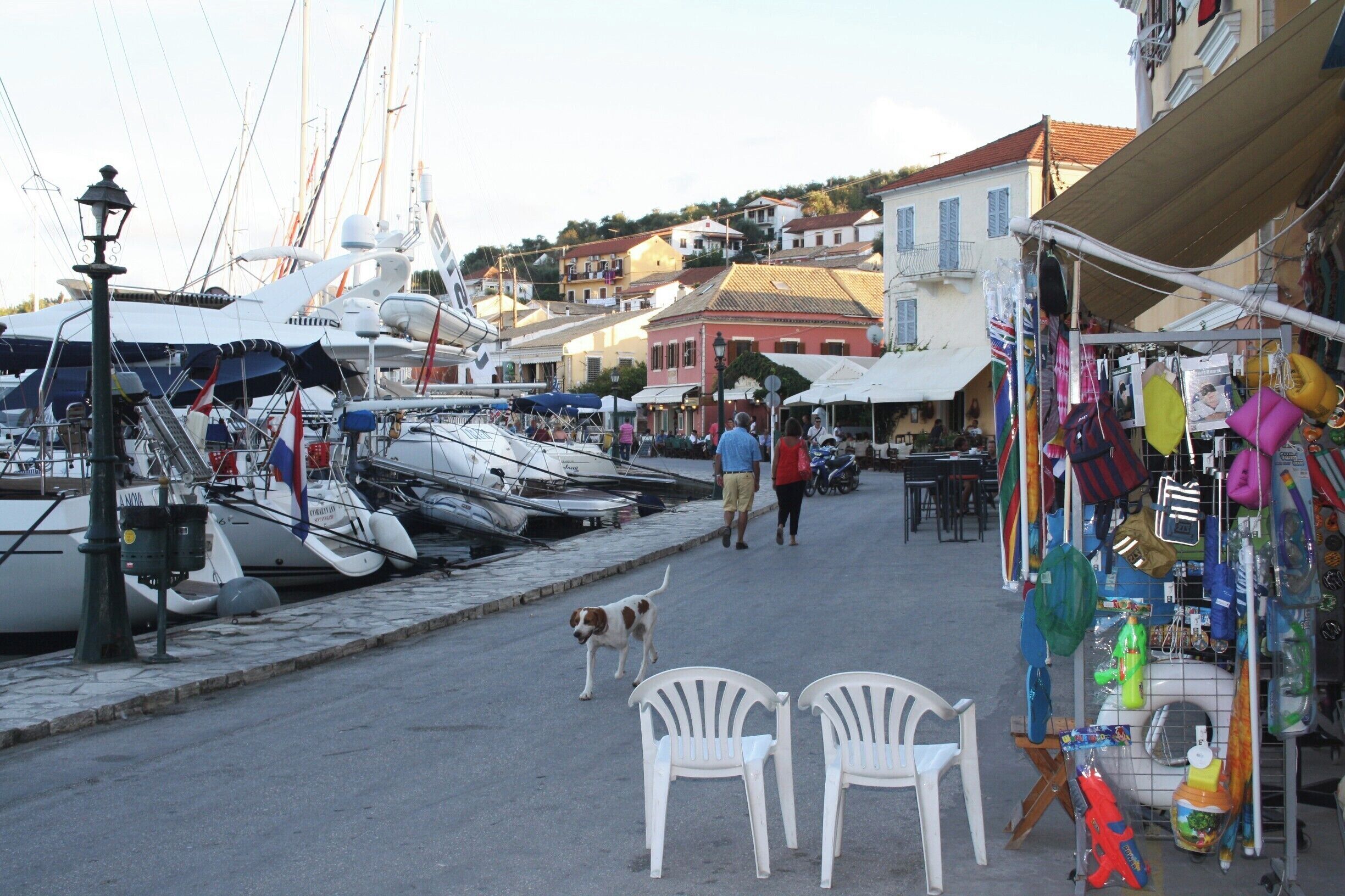 Beautiful Greek harbour village