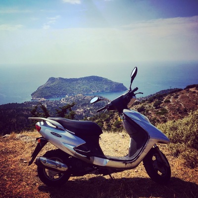Lovely views towards Assos in Kephalonia, Greece