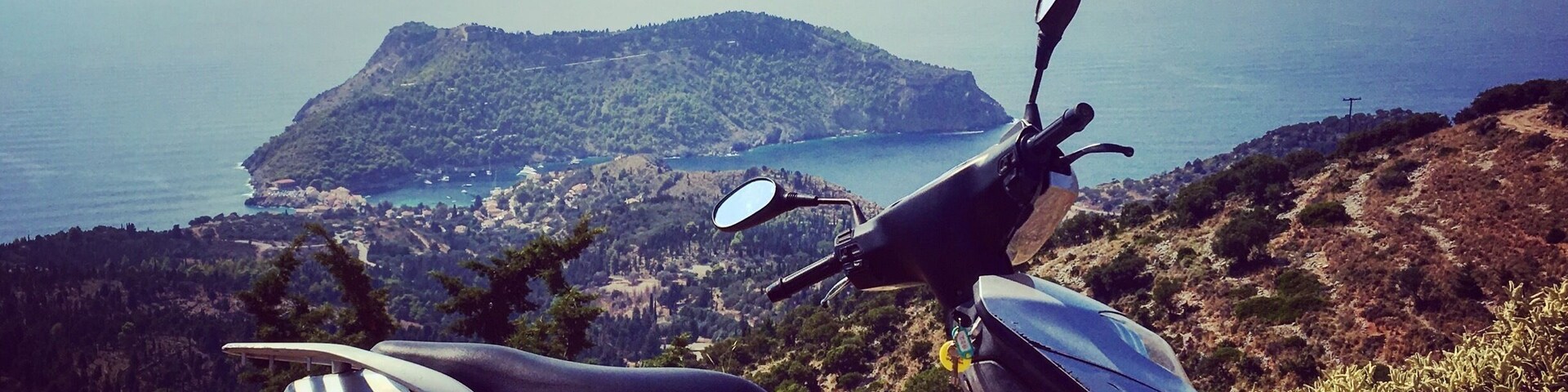 Lovely views towards Assos in Kephalonia, Greece