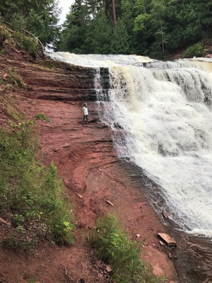 My Dad and I took a 5 day trip to the Upper Peninsula of Michigan where waterfalls seem to be at every corner and cliffs 1,000 ft high. I will never forget this adventure with him.