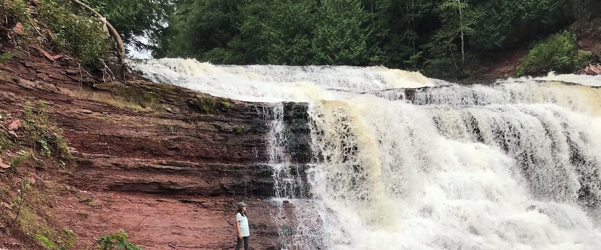 My Dad and I took a 5 day trip to the Upper Peninsula of Michigan where waterfalls seem to be at every corner and cliffs 1,000 ft high. I will never forget this adventure with him.