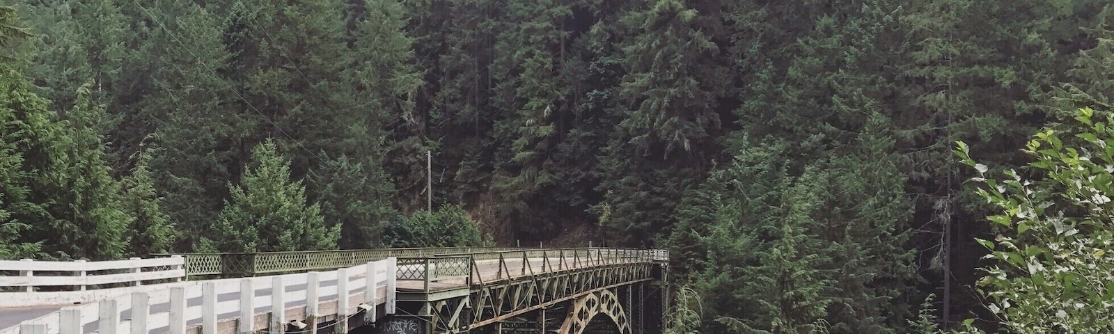 Driving into the Clearwater Wilderness area is like a trip back in time. The curving roads take you first through the quaint, old-western town of Wilkeson, before depositing you suddenly at the edge of a deep ravine, crossable only via the one-lane Fairfax Bridge. On a misty morning, this is an unforgettable scene - one that makes you feel much further from civilization than you actually are. Just make sure to check for oncoming cars before making your way across! #lifeatexpedia #roadtrip
