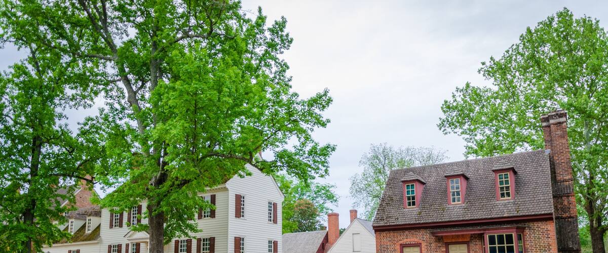 The “Historic Triangle” Historical Colonial Williamsburg in Virginia