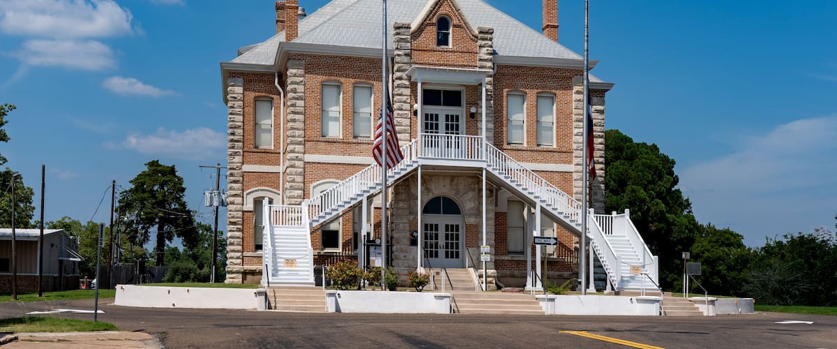 Grimes County Courthouse in Anderson, Texas