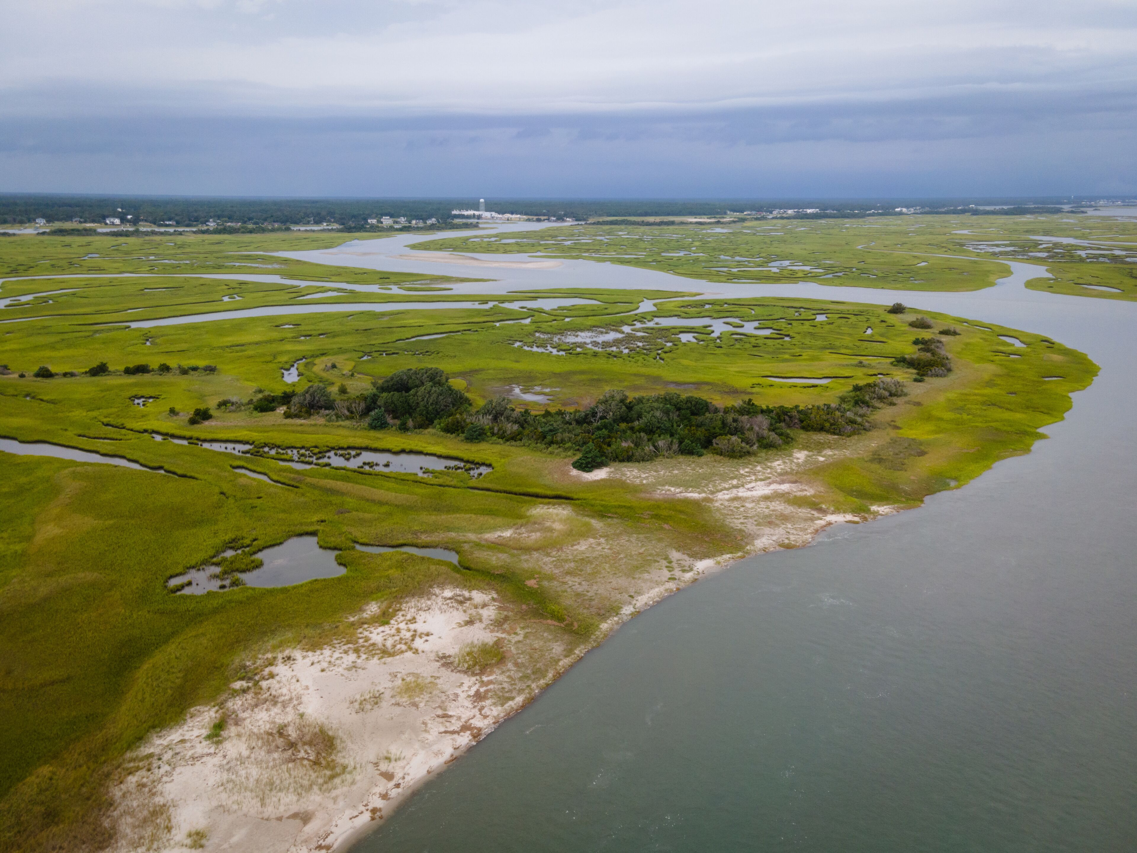Boating around the Crystal Coast in Onslow County, North Carolina