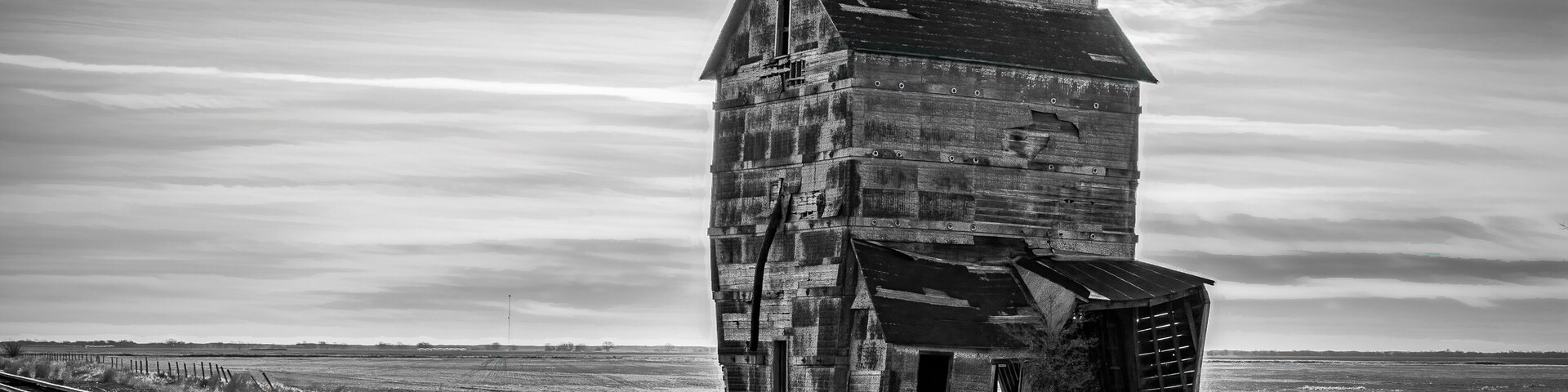 Gano Grain Elevator Edwards County Kansas USA