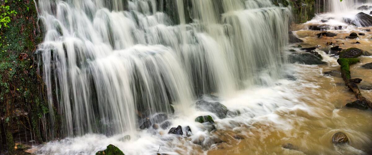 City Lake Waterfall