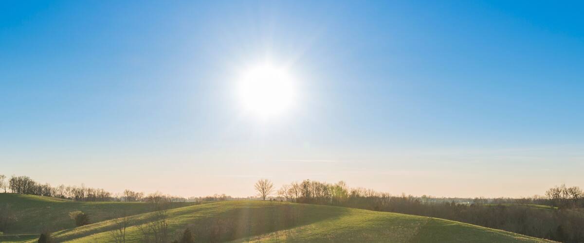 Sunset over Ketucky Farmland