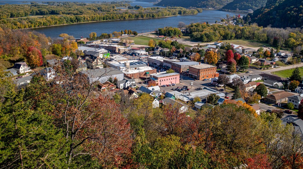 Elevated View of Lansing, Iowa