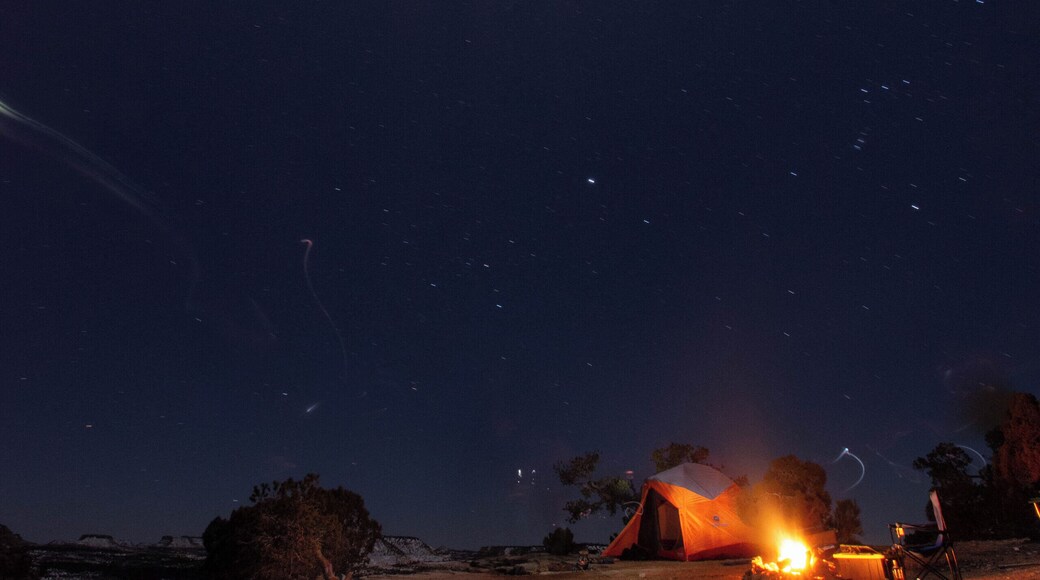 We went to the desert to do a little winter climbing and camping. It was definitely cold, but the clear nights made for some fun long exposure photography. Not the easiest place to get to, but worth the effort.