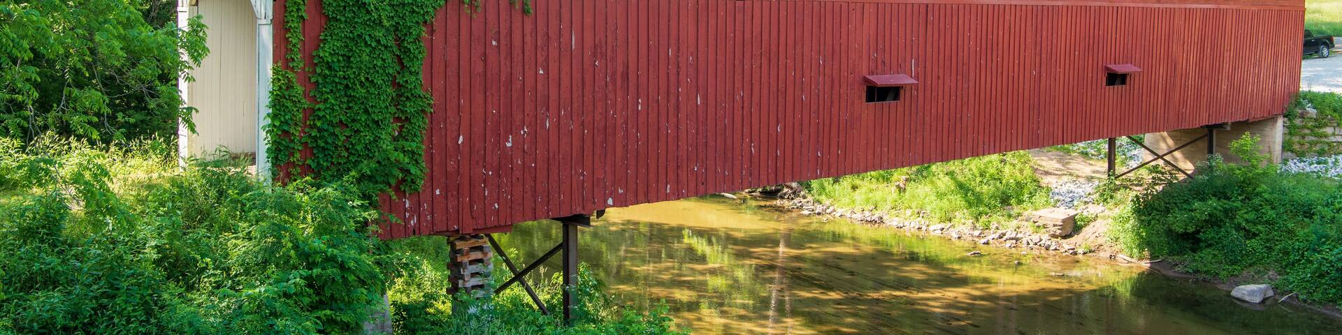 Cades Mill Covered Bridge, Fountain County, Indiana
