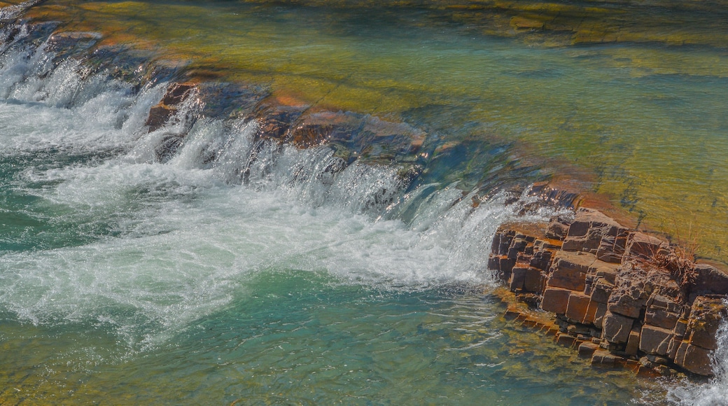 Beautiful waterfall on the Cucumber Creek in Ouachita National Forest, Broken Bow, McCurtain County, Oklahoma