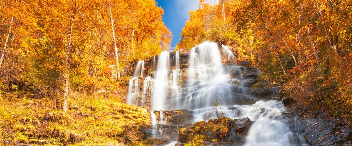 Amicalola Falls, Georgia, USA in Autumn