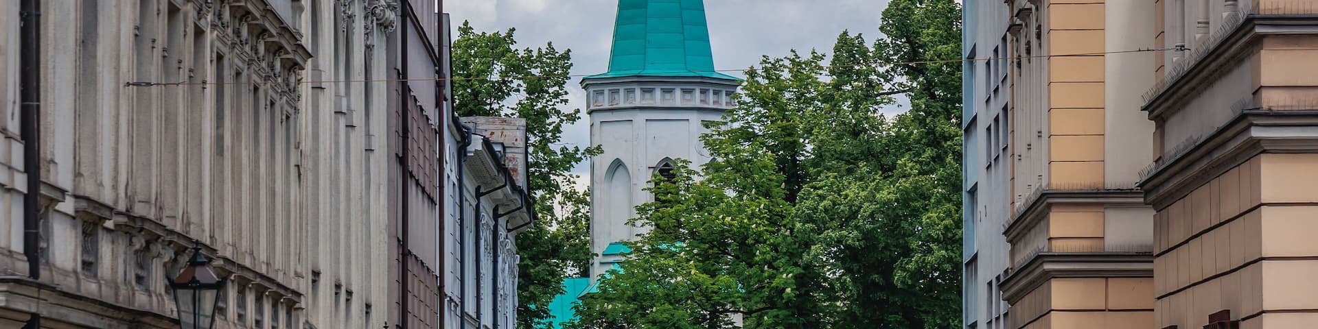Holy Trinity Church in historic part of Cieszyn town, Poland