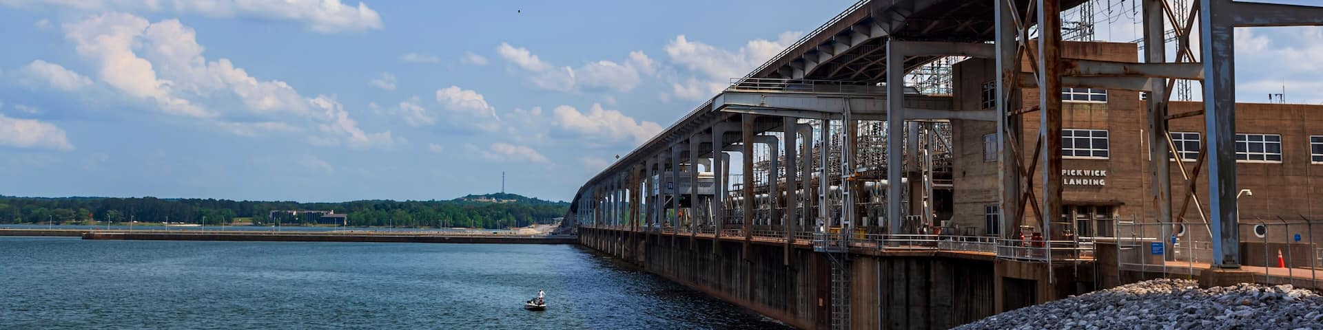 Pickwick Landing Dam is a hydroelectric lock and dam on the Tennessee River..