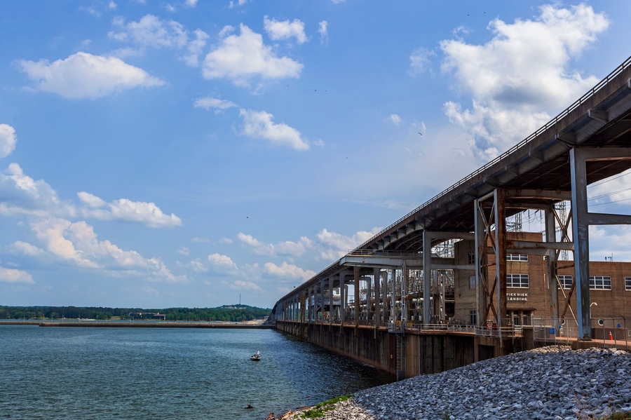Pickwick Landing Dam is a hydroelectric lock and dam on the Tennessee River..