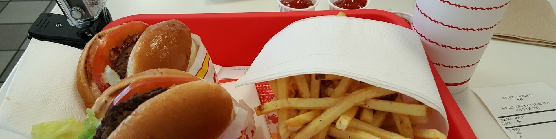 Anytime I am near an In-n-Out, it is a requirement to get a couple of these! #lifeatexpedia #roadtrip2016