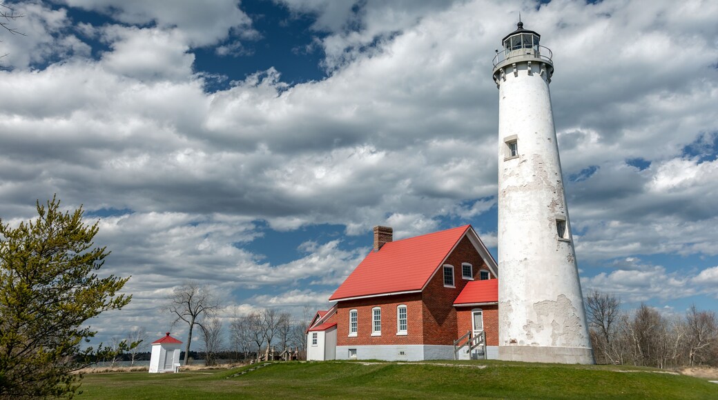 Tawas Point Lighthouse on Lake Huron in Northern Michigan