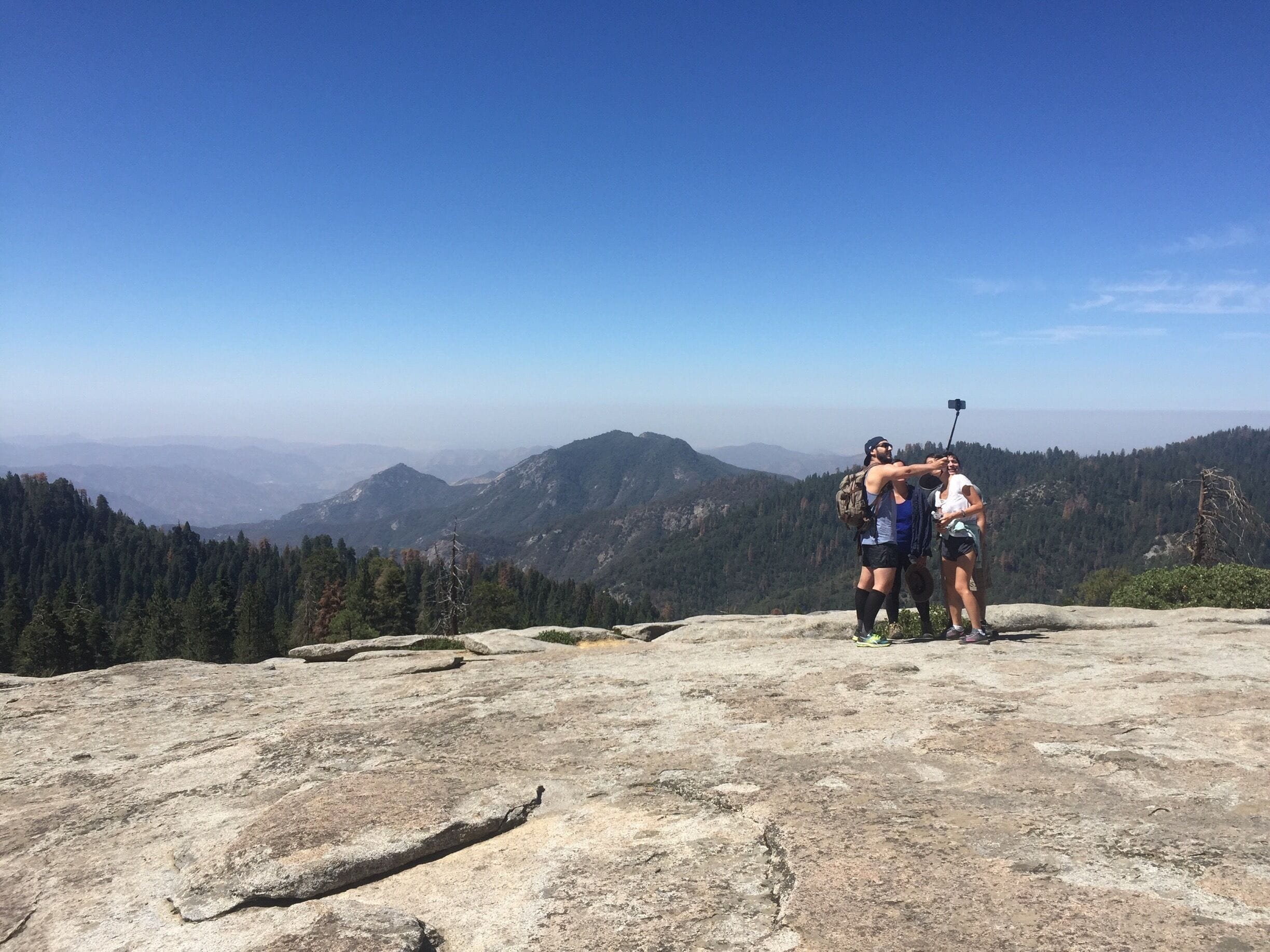 Perfect spot to take in the views. This groups selfie stick is the perfect tool to take in this gorgeous view. 