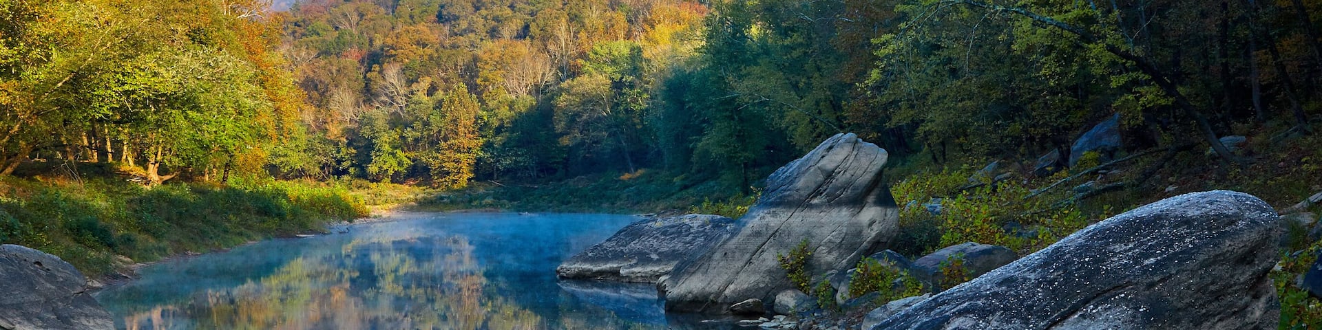 Foggy Morning on The Rockcastle River, KY.