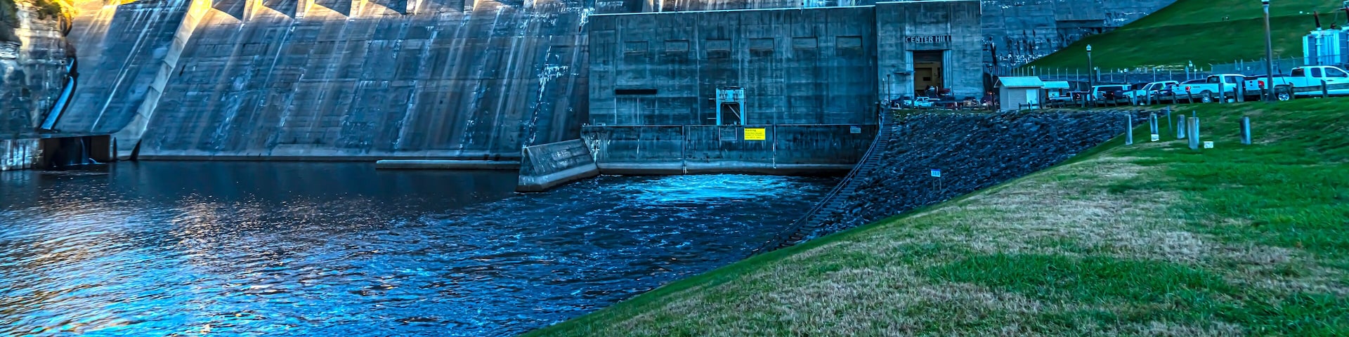 Center Hill Lake, created by Center Hill Dam (1948), is located in Middle Tennessee near Smithville.