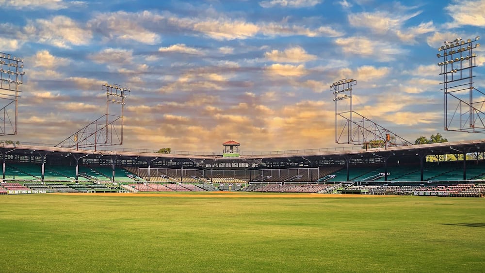 Rickwood Field at Sunset