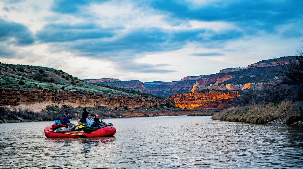 This was a trip down ruby and horse thief canyon. I used to guide for the Colorado Mesa University outdoor program, and this was during a trip I led. #adventure