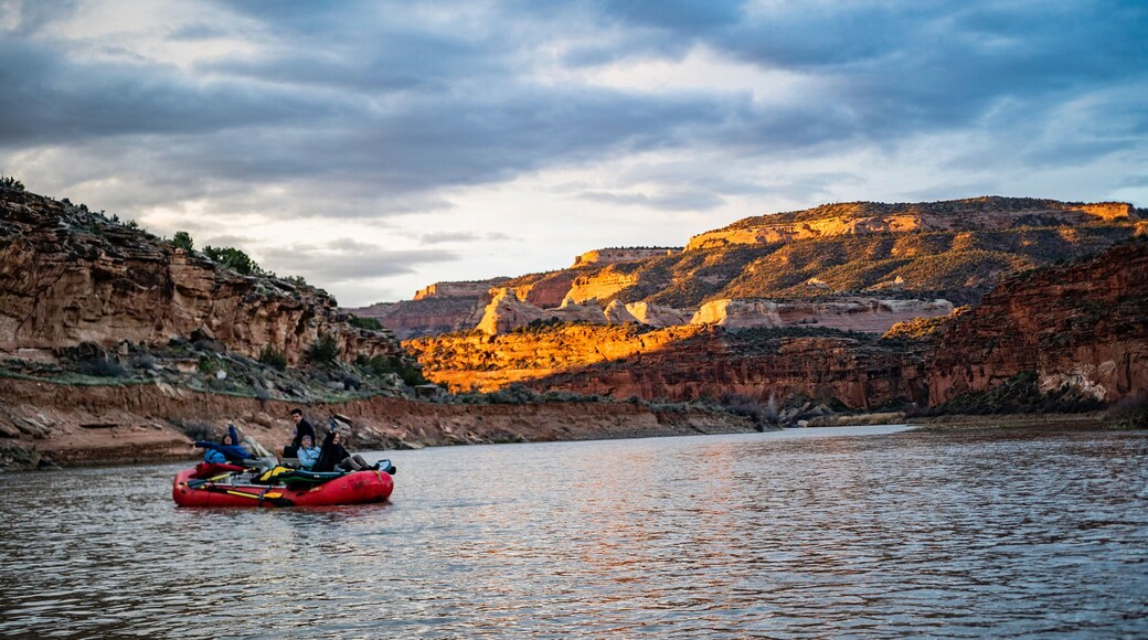 This was a trip down ruby and horse thief canyon. I used to guide for the Colorado Mesa University outdoor program, and this was during a trip I led. #adventure