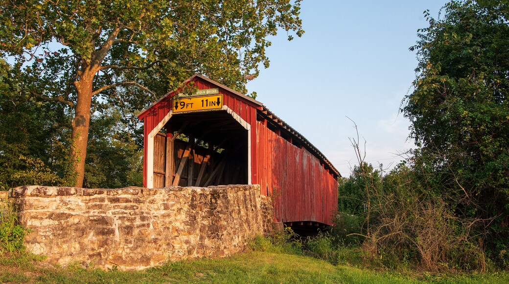 New Germantown Covered Bridge in Perry County, Pennsylvania