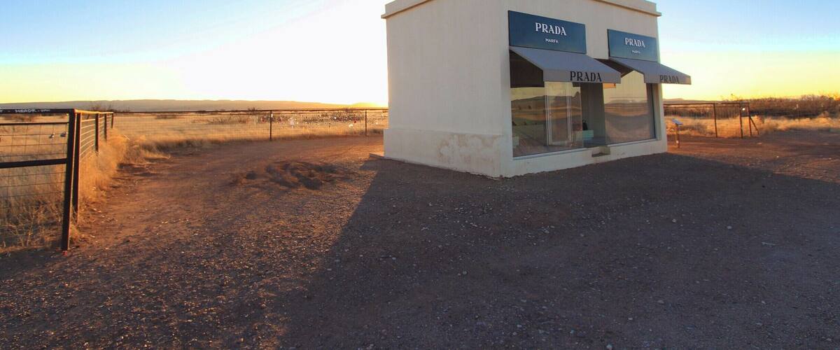 So for a long time this art exposition of a Prada store sits a long way from anything and is always said to be in Marfa, Texas. Well, being Texan myself and knowing how people are proud of not only their state but what where they are from has...this is actually just north of Valentine, Texas. It's more than 35 miles northwest of Marfa...just to set the record straight. #Texas