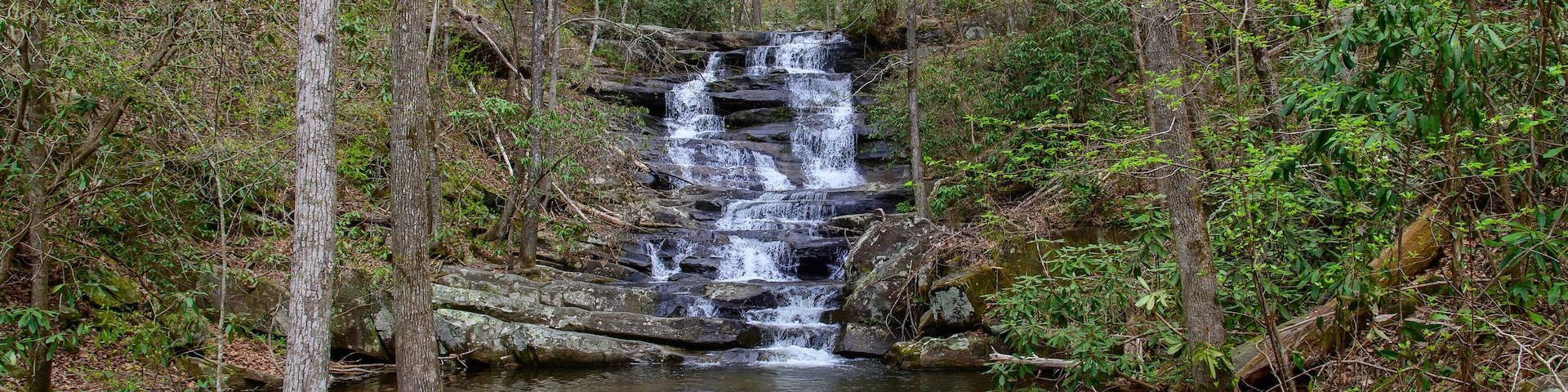Emery Creek Falls Near Chatsworth, Georgia.