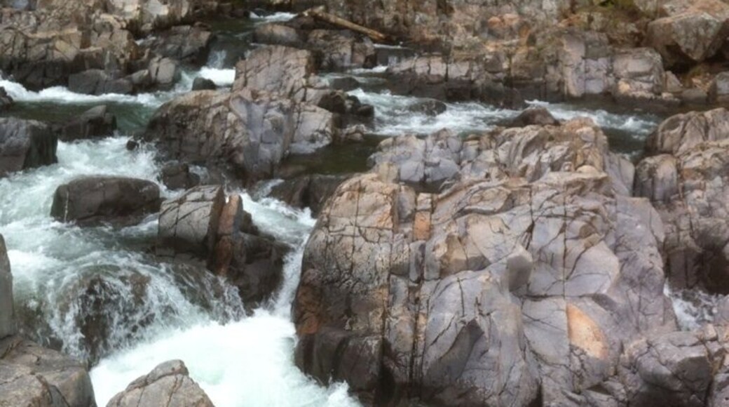 This is Johnson's Shut Ins State Park in Missouri. It's a beautiful spot to see lots of different geological types and a great place for family outings
