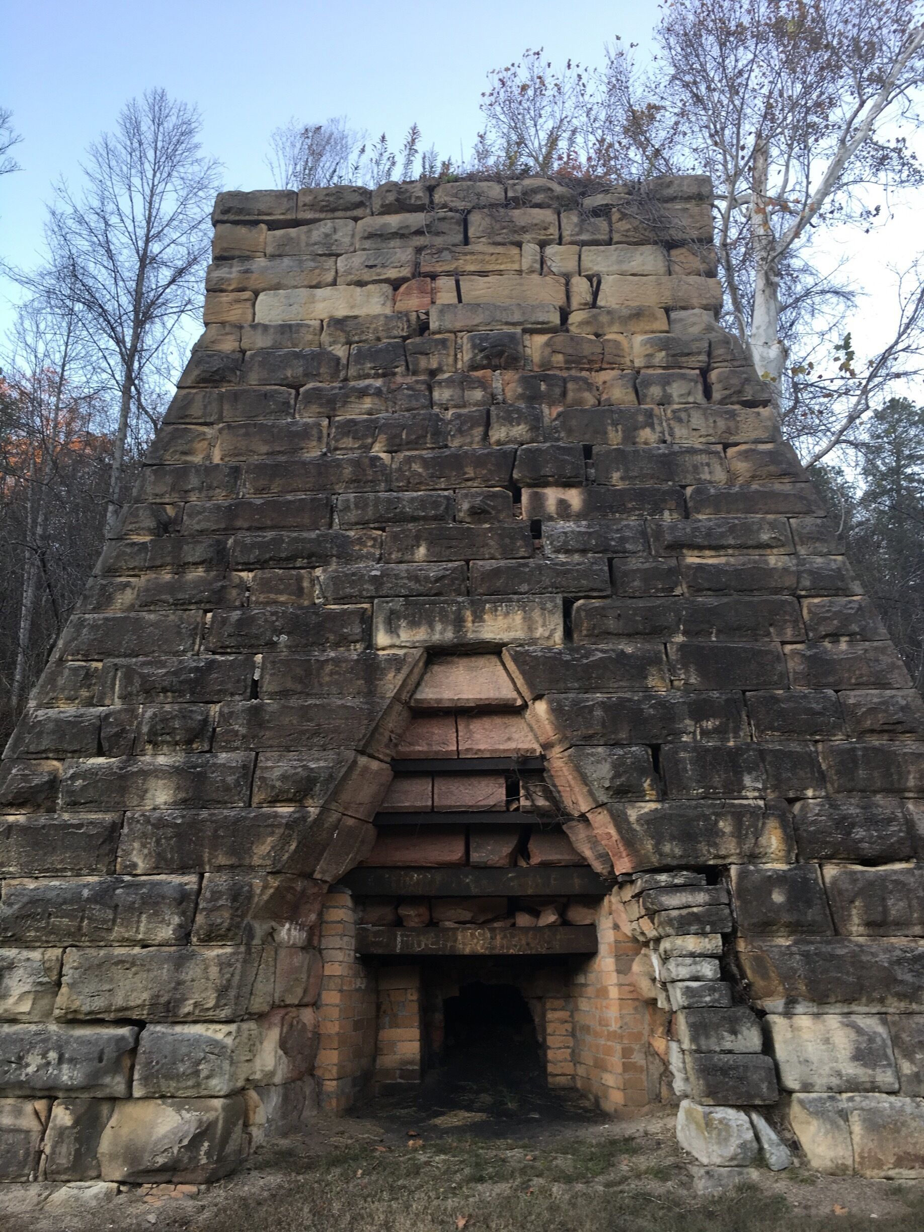 Wonderful old pig iron furnace in Carter County 