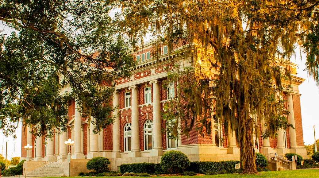 Beautiful view of courthouse in the morning light