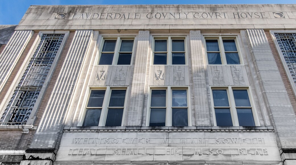 Lauderdale County courthouse at Meridian, Mississippi