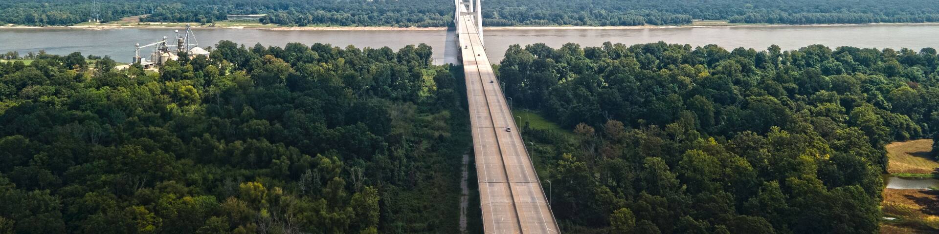 Greenville Mississippi Bridge, @ Greenville Mississippi