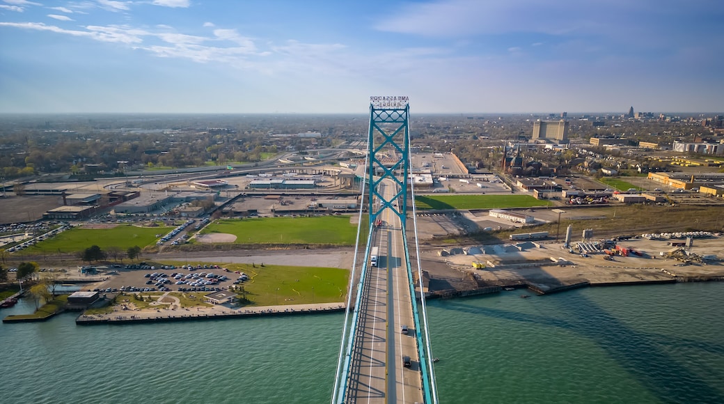 The Ambassador Bridge remains the largest international suspension bridge in North America.