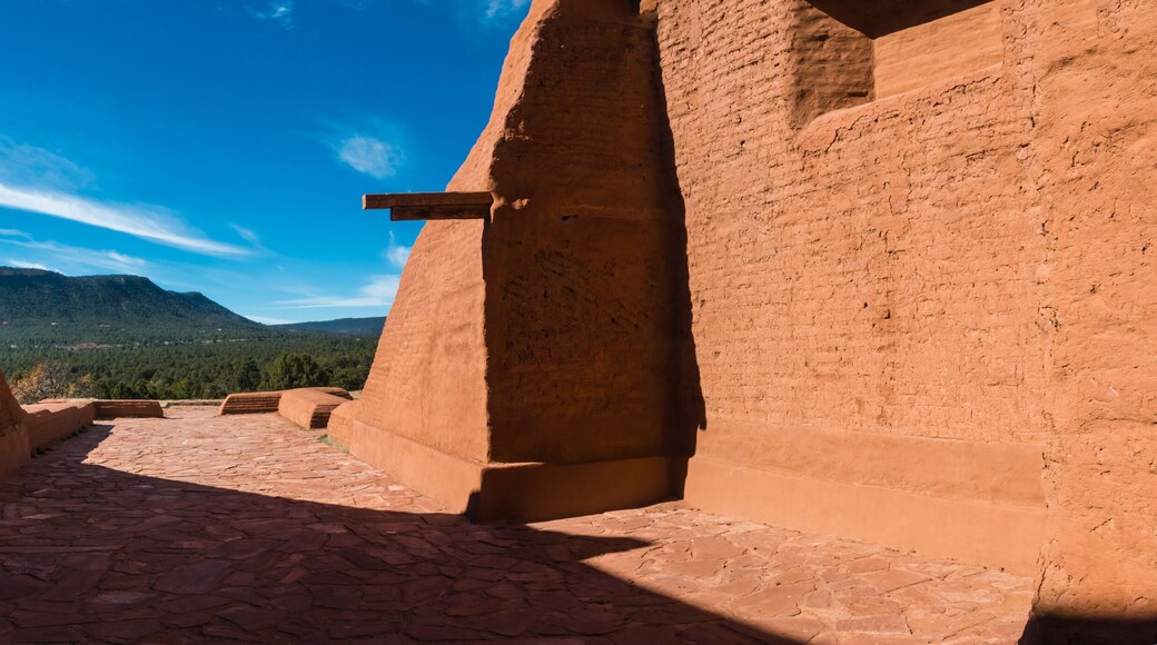 Remains of The Spanish Mission Nuestra Señora de los Ángeles de Porciúncula de los Pecos, Pecos National Historical Park, New Mexico, USA