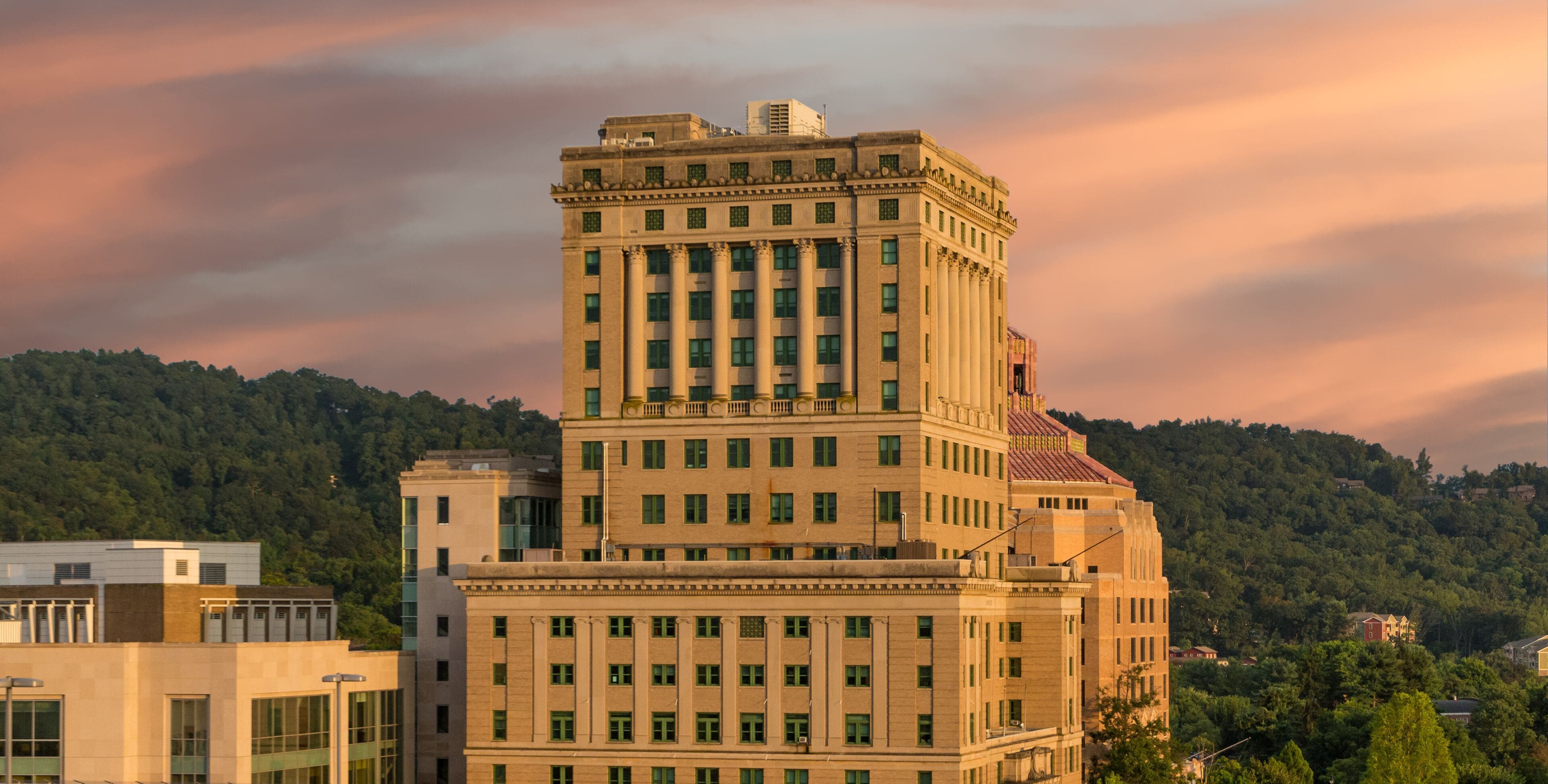 Courthouse in Dusk Clouds