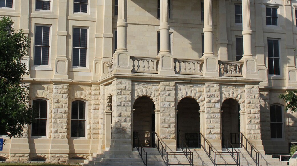 Historic Bell County Courthouse Located in Downtown Belton TX