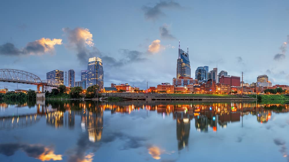 Nashville, Tenessee, USA on the Cumberland River