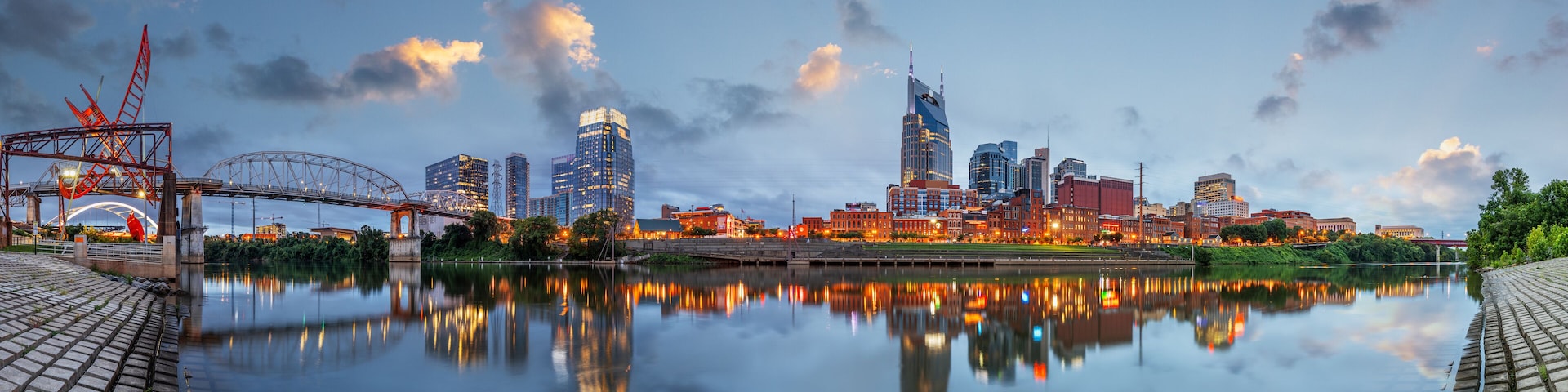 Nashville, Tenessee, USA on the Cumberland River