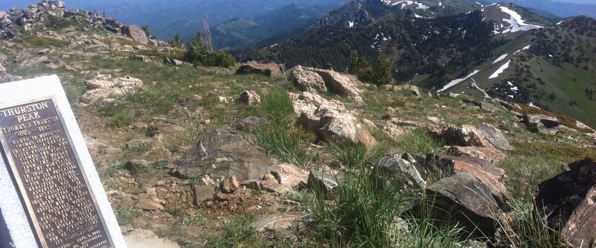 Greetings from the highest point in Davis AND Morgan counties! Accessed via Francis peak or fernwood park. #thurstonpeak