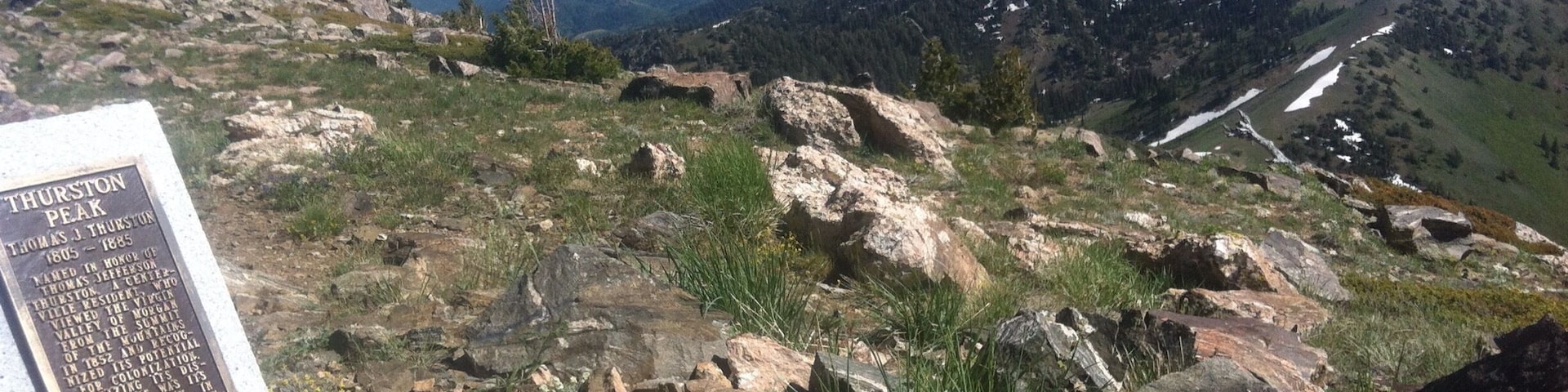 Greetings from the highest point in Davis AND Morgan counties! Accessed via Francis peak or fernwood park. #thurstonpeak