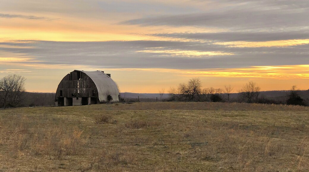 Beautiful sunset leaving the Compton Hollow Conservation Area