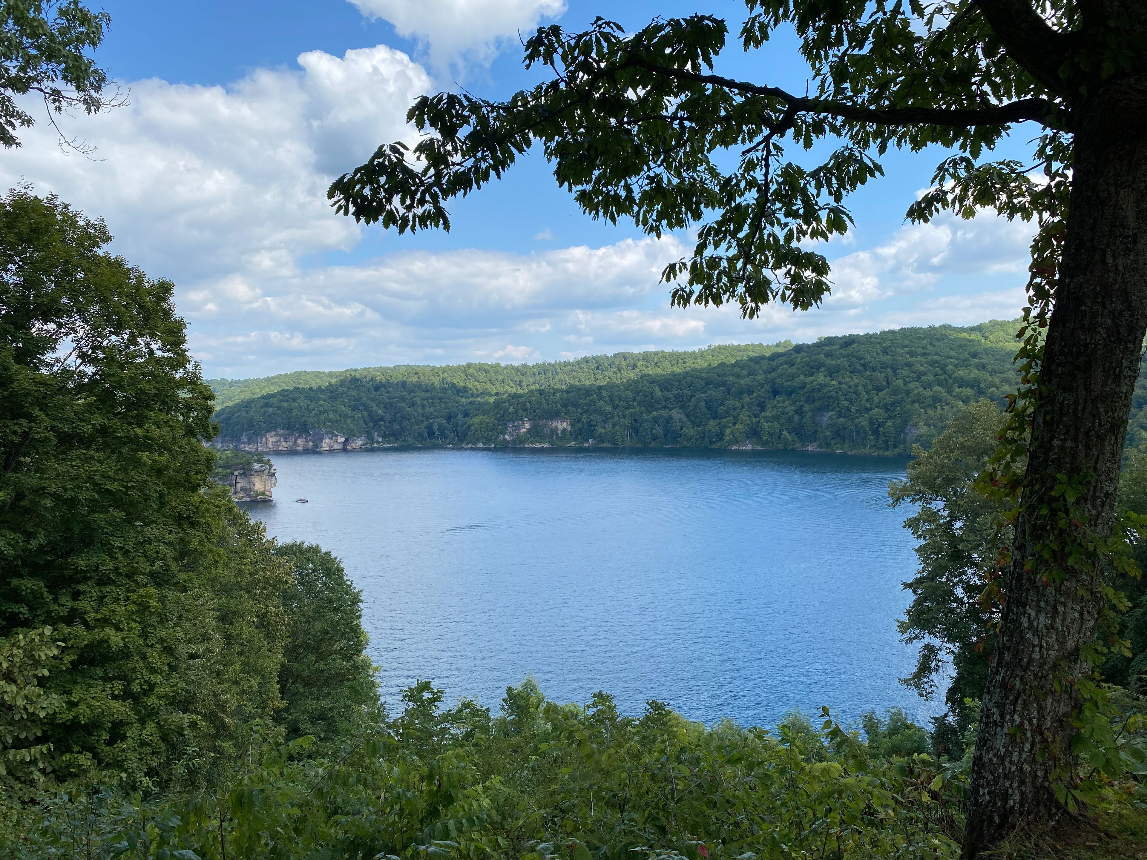 Summersville Lake is a reservoir in West Virginia. Lake is formed by a rock-fill dam (Summersville Dam) on the Gauley River. Summersville Lake State Park and Gauley River National Recreation Area.