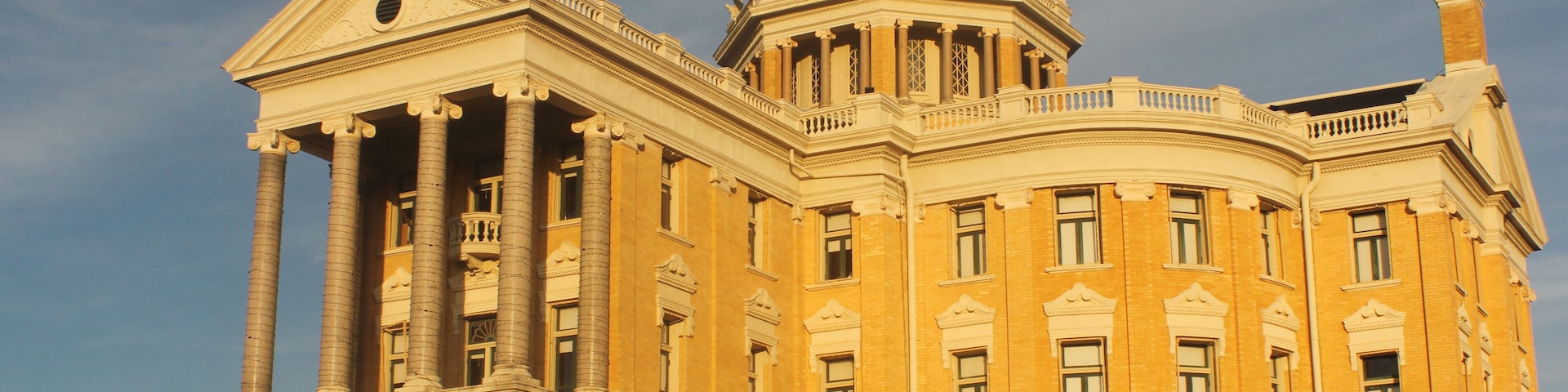 Historic Harrison County Courthouse Located in Marshall TX