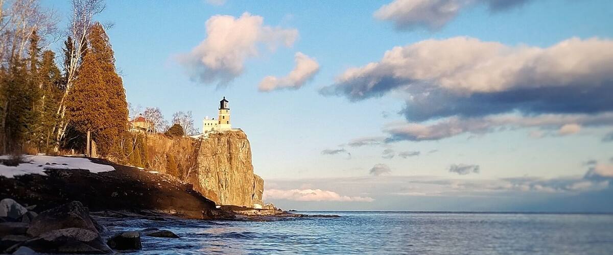 From the shores of Split Rock Lighthouse. Feb. 2017. #mnstateparks