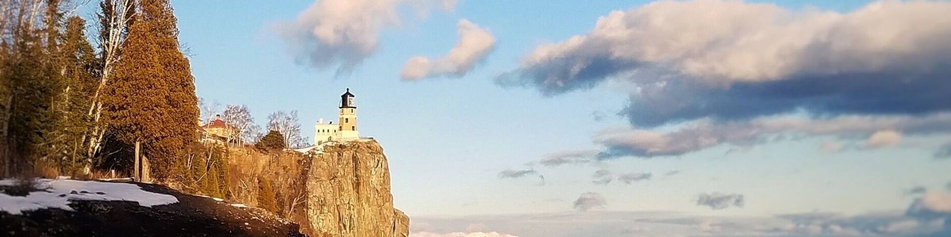From the shores of Split Rock Lighthouse. Feb. 2017. #mnstateparks