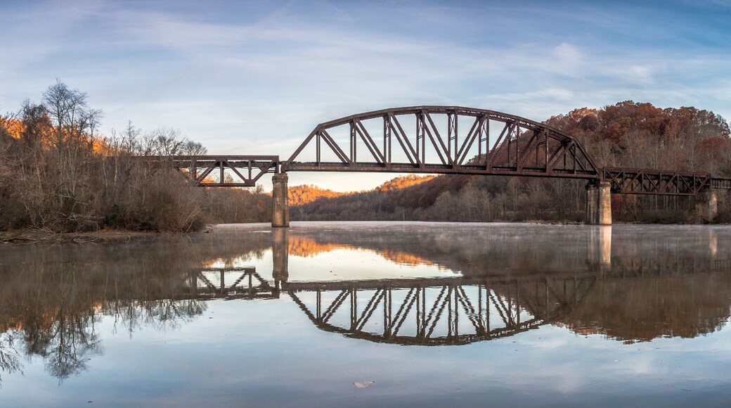 Train Trestle Sunset